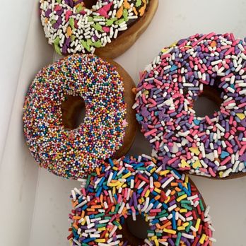 Jarams Donuts - Sprinkled donuts for kindergarten class;) - Donuts Near Me - Dallas, Texas