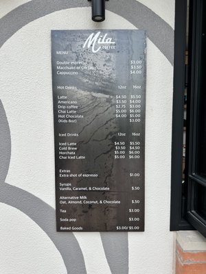 Menu photo 7 Mila Coffee San Antonio, TX