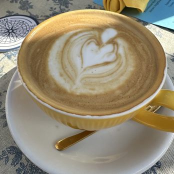 Immigrant Son Caffe - Almond mylk latte - New American Near Me - Ventura, California