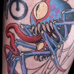 Cowboys Tattoo Emporium - Reference from my friends tattoo done at a different shop 7 years ago.