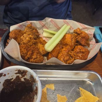 Backporch Drafthouse - Boneless buffalo hot wings. - American Near Me - Killeen, Texas Backporch Drafthouse - Boneless buffalo hot wings. - American Near Me - Killeen, Texas