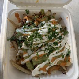 Tacos & French fries plate
