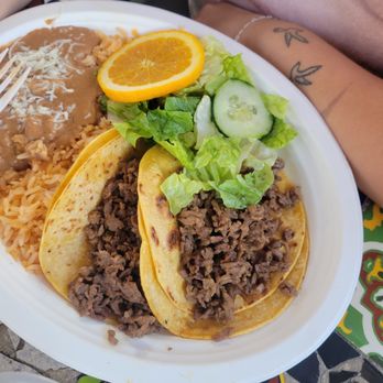 Tio's Tacos - Carne Asada Taco Plate - Mexican Near Me - Riverside, California