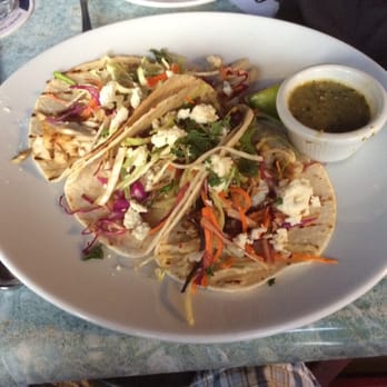 Claytons Siesta Grille - Mahi Mahi fish tacos. Absolutely delicious. - New American Near Me - Sarasota, Florida Claytons Siesta Grille - Mahi Mahi fish tacos. Absolutely delicious. - New American Near Me - Sarasota, Florida