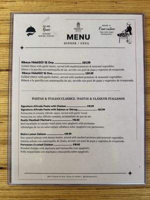 Menu photo 1 HidalGo Bistro Vista, CA Menu photo 1 HidalGo Bistro Vista, CA