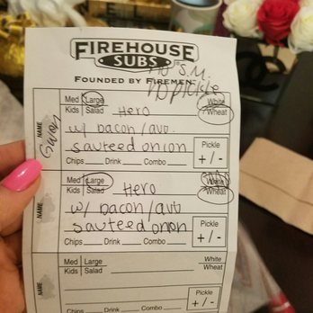Firehouse Subs - Up top it says no pickle yet it was still added - Sandwiches Near Me - Valencia, California Firehouse Subs - Up top it says no pickle yet it was still added - Sandwiches Near Me - Valencia, California