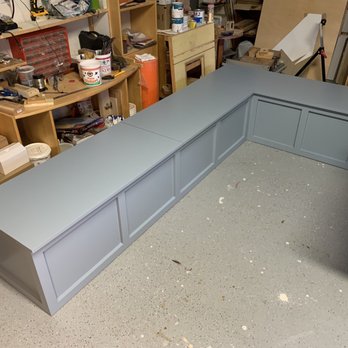 Pristine Painting - Seating and storage bench - Painters Near Me Pristine Painting - Seating and storage bench - Painters Near Me