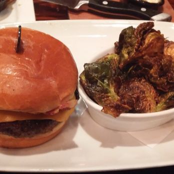 LongHorn Steakhouse - Longhorn Cheeseburger with those Crispy Brussel Sprouts! - Steakhouses Near Me - Virginia Beach, Virginia LongHorn Steakhouse - Longhorn Cheeseburger with those Crispy Brussel Sprouts! - Steakhouses Near Me - Virginia Beach, Virginia