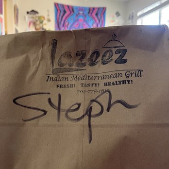 Lazeez - stapled closed for safety ! Appreciated - Indian Near Me - Las Vegas, Nevada