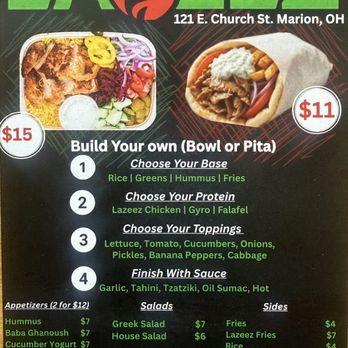 Lazeez Grill - Mediterranean Near Me - Marion, Ohio Lazeez Grill - Mediterranean Near Me - Marion, Ohio