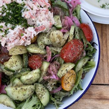 The Canteen - Salad with lobster - Seafood Near Me - Provincetown, Massachusetts The Canteen - Salad with lobster - Seafood Near Me - Provincetown, Massachusetts