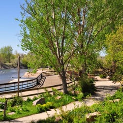 Nature and Wildlife Discovery Center - River Campus - View of the deck from the plum garden