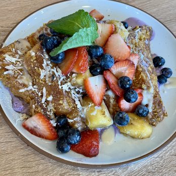 Breezy - Ube French Toast - Breakfast & Brunch Near Me - San Juan Capistrano, California Breezy - Ube French Toast - Breakfast & Brunch Near Me - San Juan Capistrano, California