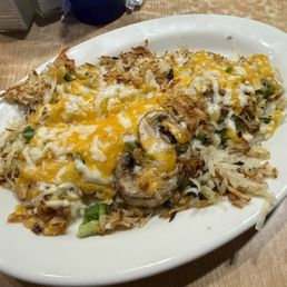 Loaded hashbrowns Loaded hashbrowns