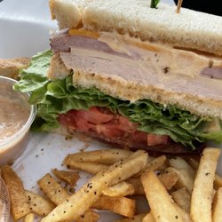 Mad Moose Concession - Half of the Club Sandwich.