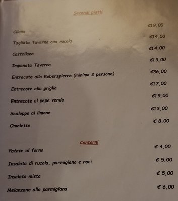 Menu photo 4 La Taverna dei Mercanti Turin, TO Menu photo 4 La Taverna dei Mercanti Turin, TO