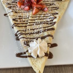 Nutella Strawberries - Crepes