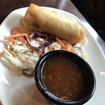 P.F. Chang's - 1 Vegetable Spring Roll. We were able to get the Chicken Lettuce wraps and this as a combo on lunch menu for $10 - Chinese Near Me - Freehold, New Jersey P.F. Chang's - 1 Vegetable Spring Roll. We were able to get the Chicken Lettuce wraps and this as a combo on lunch menu for $10 - Chinese Near Me - Freehold, New Jersey
