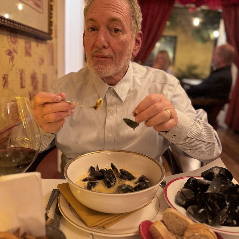 Digging the mussels! Digging the mussels!