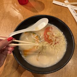 Vegan white ramen