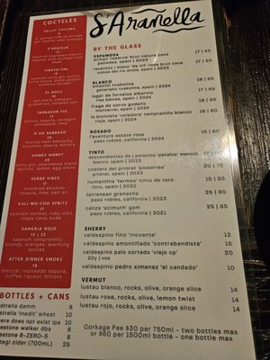 Menu photo 1 S'Aranella Paso Robles, CA Menu photo 1 S'Aranella Paso Robles, CA