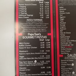 Menu part 1 Menu part 1