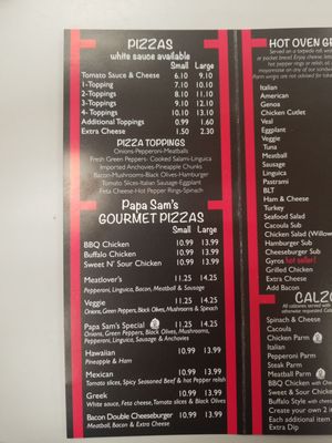 Menu photo 5 Papa Sam's Pizza East Providence, RI Menu photo 5 Papa Sam's Pizza East Providence, RI
