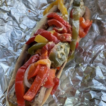 Lobster Landing - Sausage and peppers sandwich - Seafood Markets Near Me - Clinton, Connecticut