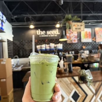the seed. - Boca Raton - Palmetto - Iced organic matcha latte with unsweetened coconut milk at @seedcoffeehouse Beautiful space, clean design, good energy. - Coffee & Tea Near Me - Boca Raton, Florida the seed. - Boca Raton - Palmetto - Iced organic matcha latte with unsweetened coconut milk at @seedcoffeehouse Beautiful space, clean design, good energy. - Coffee & Tea Near Me - Boca Raton, Florida