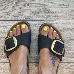 My feet feeling good after an amazing pedicure. My feet feeling good after an amazing pedicure.
