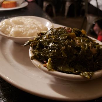 Mark's City Grill - White Cheddar Grits, Collard Greens - American Near Me - Columbus, Georgia