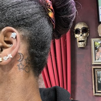 DermalGrafix Tattoo - Moon and stars - Tattoo Near Me - Escondido, California
