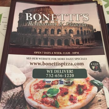 Bonetti’s Pizza - Pizza Near Me - Old Bridge, New Jersey