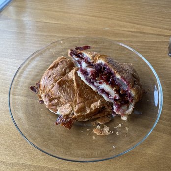 The Market Place - Brie and Bacon Melt with Blackberry Jalapeño Jam on Croissant - New American Near Me - Pinehurst, North Carolina The Market Place - Brie and Bacon Melt with Blackberry Jalapeño Jam on Croissant - New American Near Me - Pinehurst, North Carolina