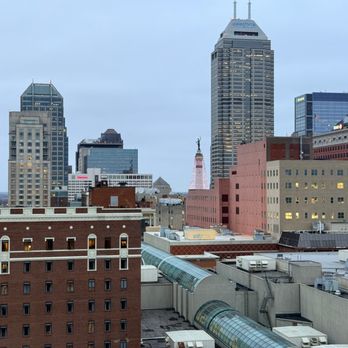 Omni Severin Hotel - The view of downtown from our room balcony. - Hotels Near Me - Indianapolis, Indiana