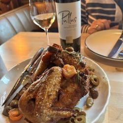 Sentinel & Station - Roasted Guinea Hen for 2, Pullus Slovenian Sauvignon blanc