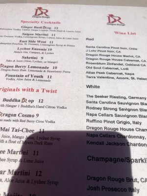 Menu photo 5 Dragon Rouge Bistro Alameda Alameda, CA Menu photo 5 Dragon Rouge Bistro Alameda Alameda, CA
