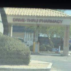 No signage other than a blank sign