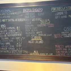 Paddy's Irish Pub - Beer wall menu