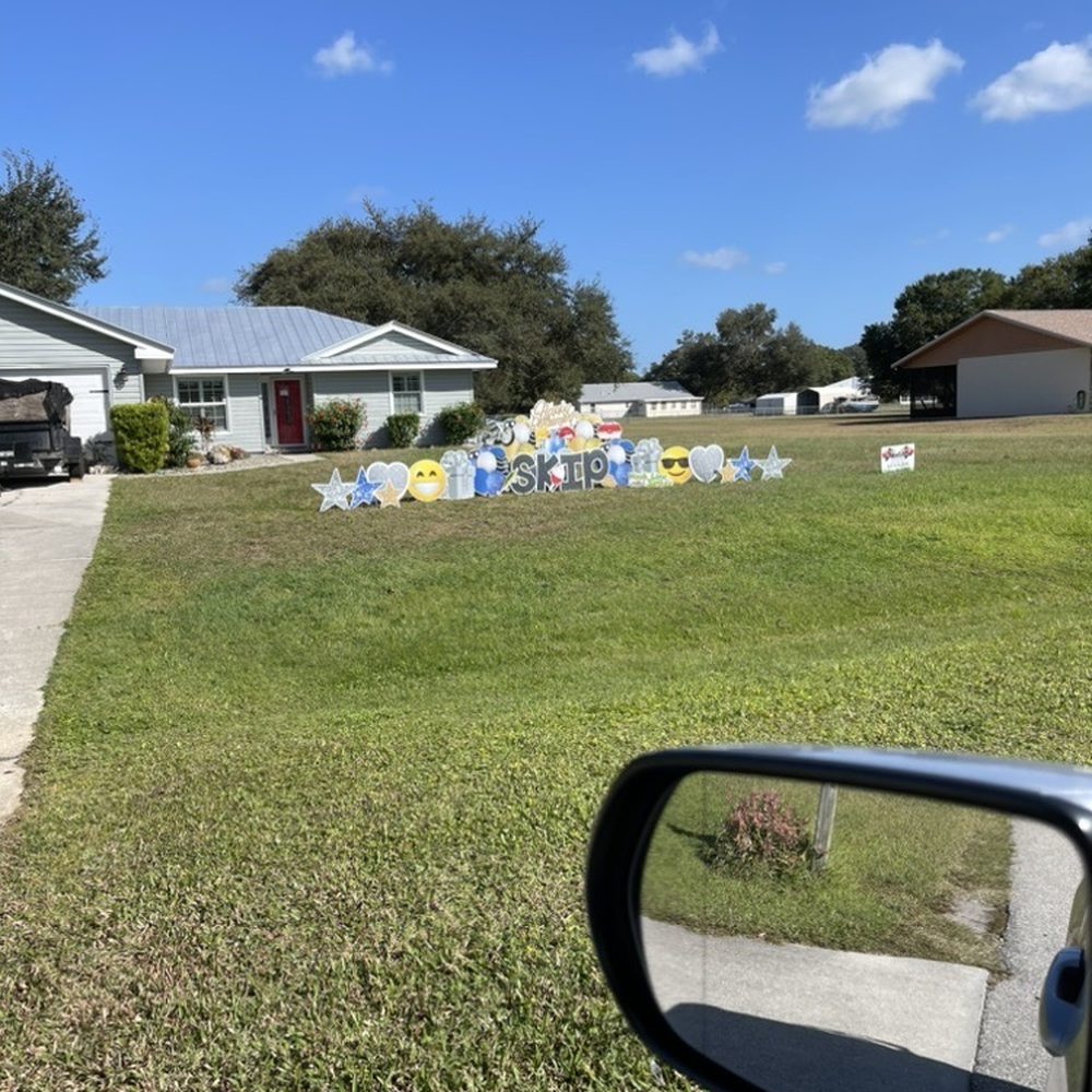 Greetings from the Grass - Sign for retirement - Party Equipment Rentals Near Me Greetings from the Grass - Sign for retirement - Party Equipment Rentals Near Me