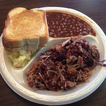 Hog Wild Pit Bar-B-Q - Beef brisket with potato salad, baked beans, and Texas toast - Barbeque Near Me - Wichita, Kansas Hog Wild Pit Bar-B-Q - Beef brisket with potato salad, baked beans, and Texas toast - Barbeque Near Me - Wichita, Kansas