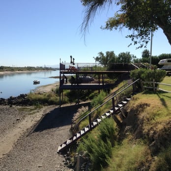 Fender's Resort - View of the deck at Fender's River Road Resort - Resorts Near Me - Needles, California