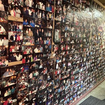 Old School Diner - Wall of photos featuring Chef Jerome and customers. - Seafood Near Me - Harris Neck, Georgia