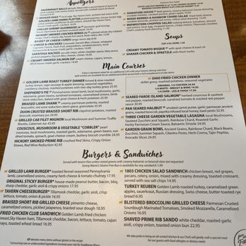The Golden Lamb - Front of menu - American Near Me - Lebanon, Ohio The Golden Lamb - Front of menu - American Near Me - Lebanon, Ohio