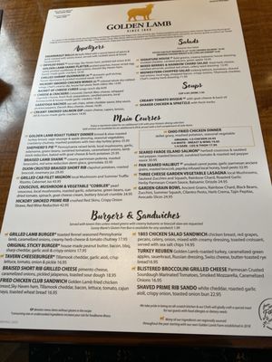 Menu photo 3 The Golden Lamb Lebanon, OH Menu photo 3 The Golden Lamb Lebanon, OH