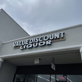 Value Discount Liquor - the front of the store - Beer, Wine & Spirits Near Me - Houston, Texas