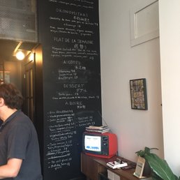 Chalkboard menu