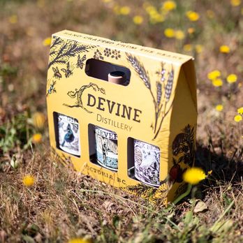 Devine Distillery - These 3-packs are the perfect way to enjoy a taste of what we offer! Comes with exclusive cocktail recipe download. - Distilleries Near Me - Saanichton, British Columbia
