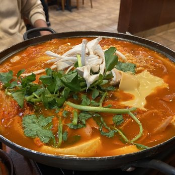 Hang Ari - Budae Jigae. Pretty good. Shareable. - Korean Near Me - Ellicott City, Maryland