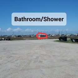 Padre Balli Park - This is taken standing at the front end of the old part looking toward the bathroom.  It is a 3/10 of a mile walk.